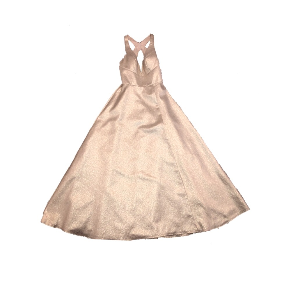 Camille La Vie Prom Dress, Gold, Size S-M
